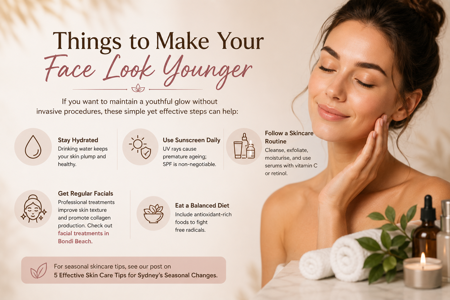 Treatment to look younger