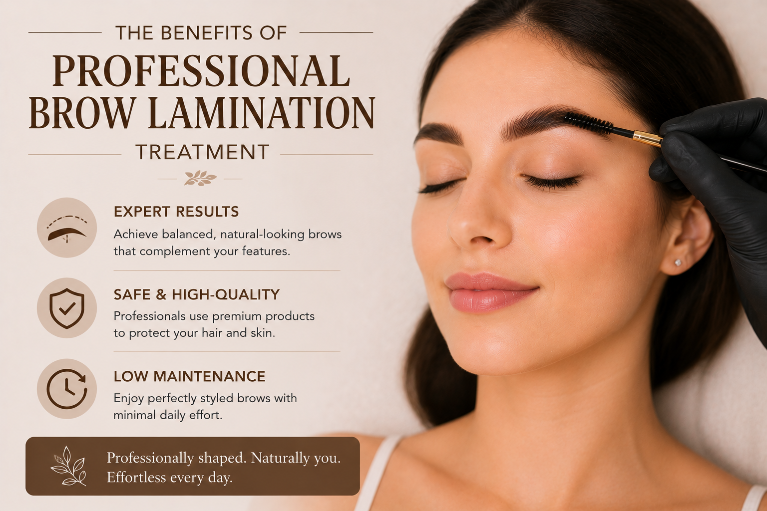 brow lamination treatment