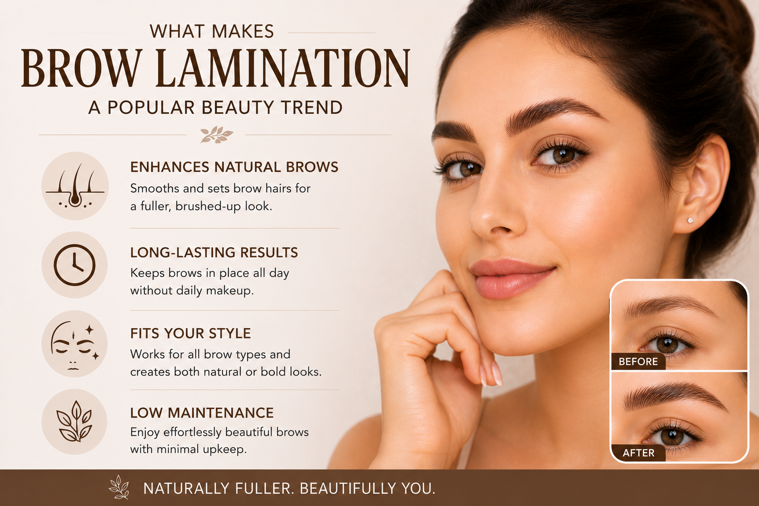 brow lamination treatment