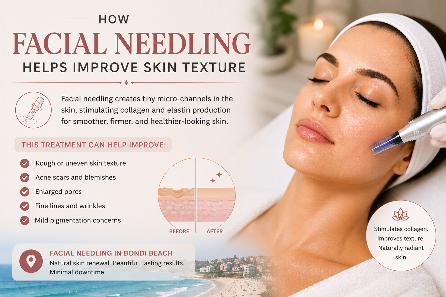 Facial Needling in Bondi Beach