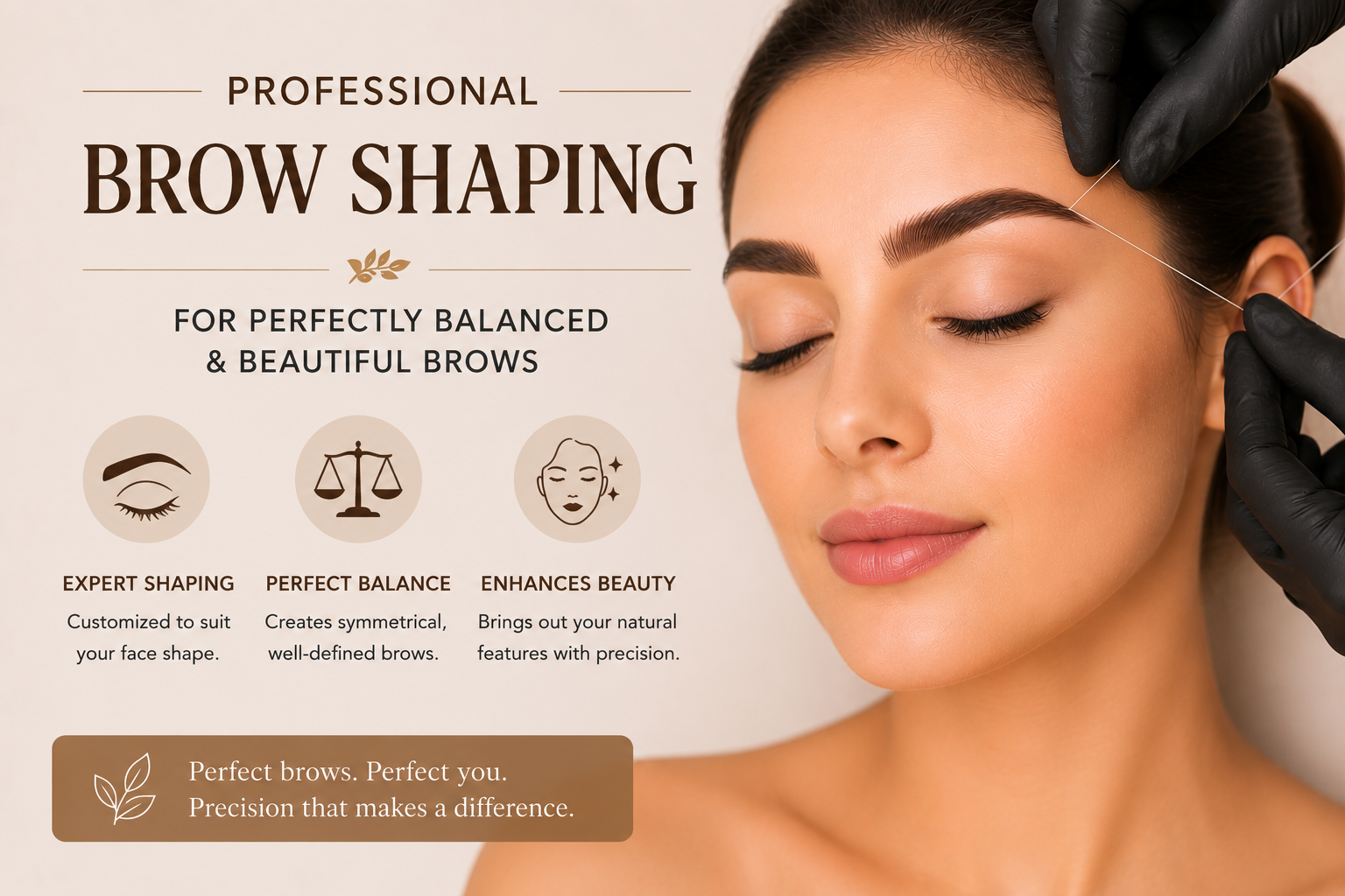 eyebrow shaping services