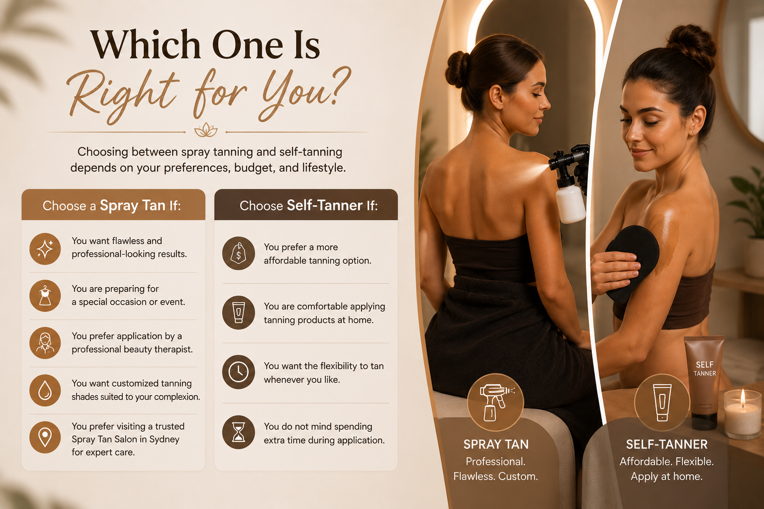 Spray Tan Salon in Sydney