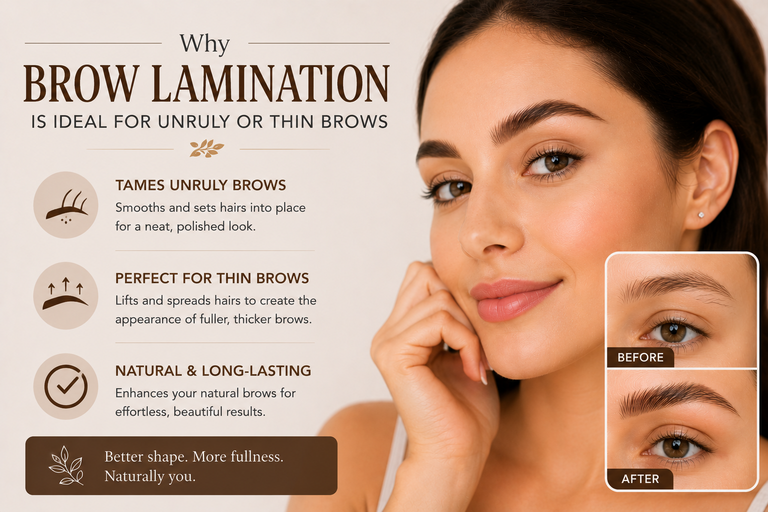 brow lamination treatment