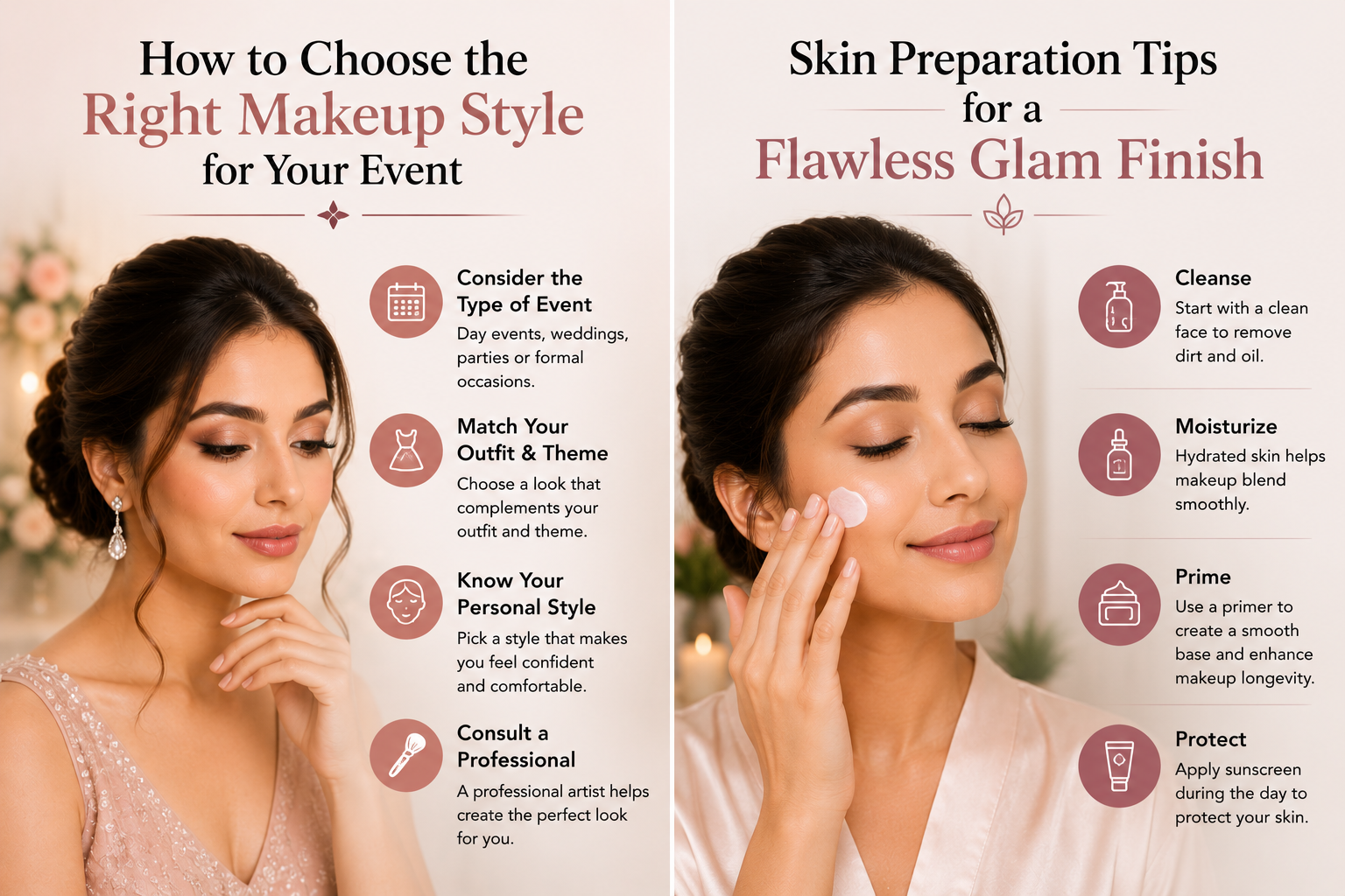 Soft Glam Makeup Sydney